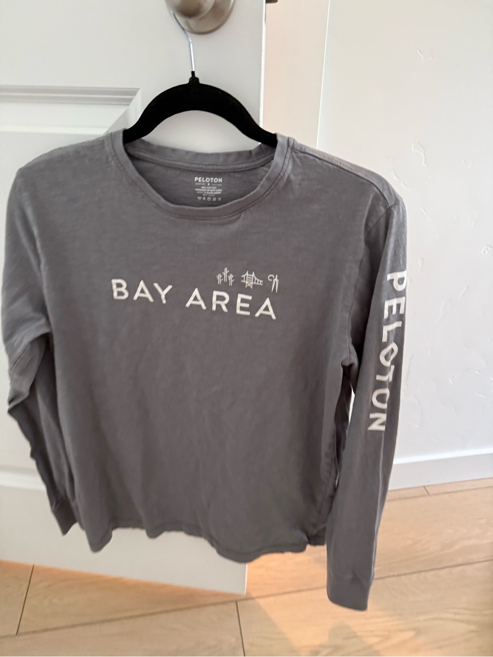 Peloton  "Bay Area" Long-Sleeve Tee - Gray